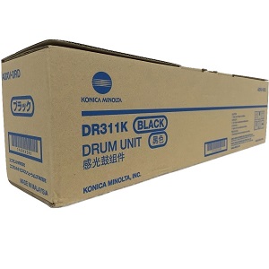 Konica Minolta DR311K Black Drum Unit A0XV0RD Black Drum; Yield: 120,000 pages