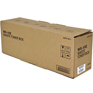 Konica Minolta WX102 Waste Toner Box A2WYWY1, A2WYWY3, A2WYWY5, A2WYWY7, WX-102 Waste Toner Box; Yield: 160,000 pages