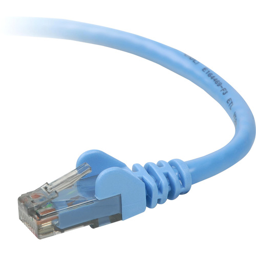 Belkin Cat.6 UTP Patch Cable (TAA98007BLUS) RJ-45 Male Network - RJ-45 Male Network - 7ft - Blue