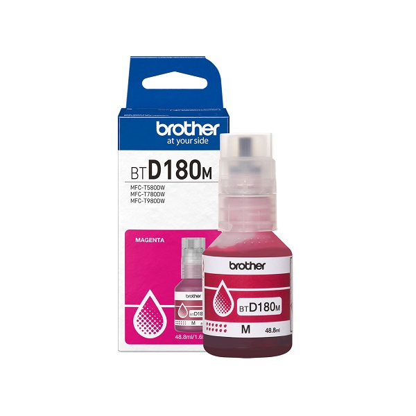 BTD180M Brother High Yield Magenta Ink Bottle (5,000 Yield)