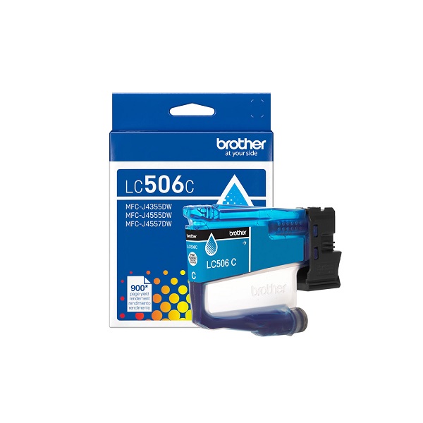 Brother LC506C Cyan Ink Cartridge LC506C Brother Cyan Ink Cartridge (900 Yield)