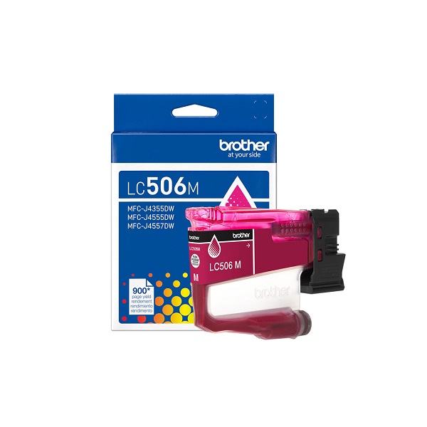 Brother LC506M Magenta Ink Cartridge LC506M Brother Magenta Ink Cartridge (900 Yield)