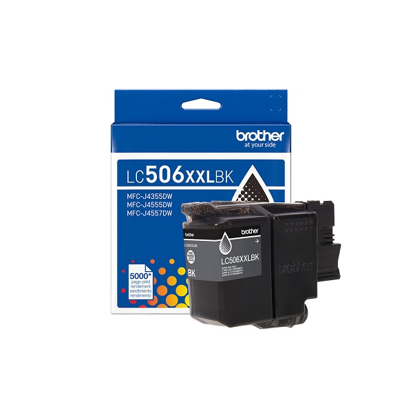 Brother LC506XXLBK Super High Yield Black Ink Cartridge LC506XXLBK Brother Super High Yield Black Ink Cartridge (5,000 yield)