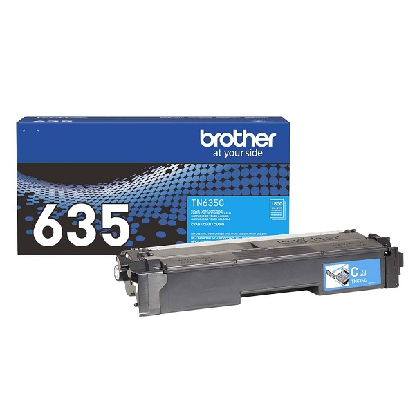 TN635C Brother Cyan Toner Cartridge (1,800 Yield)