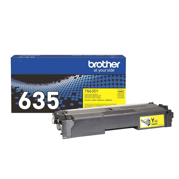 TN635Y Brother Yellow Toner Cartridge (1,800 Yield)