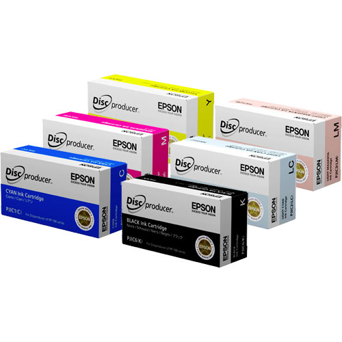 PJIC 6-Color Ink Set includes Cyan, Light Cyan, Light Magenta, Magenta, Yellow, & Black (C13S02A9991/C13S020A9991)