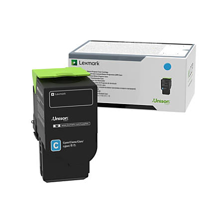 Lexmark C230H20 Cyan Toner Cartridge Lexmark High Yield Cyan Toner Cartridge (2,300 Yield)