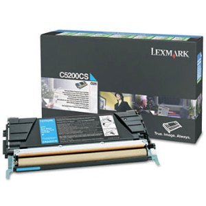 C5200CS Cyan Return Program Toner Cartridge; Yield: 1,500 pages