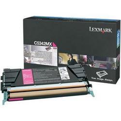 Lexmark C5342MX Magenta Toner Cartridge C5342MX Magenta Extra High Yield Toner Cartridge; Yield: 7,000 pages