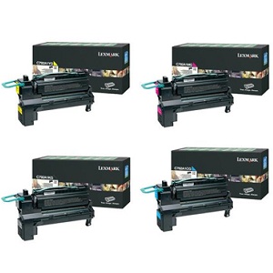 Lexmark C792 Toner Cartridge Set Includes Extra High Yield C792X1KG, C792X1CG, C792X1MG, C792X1YG