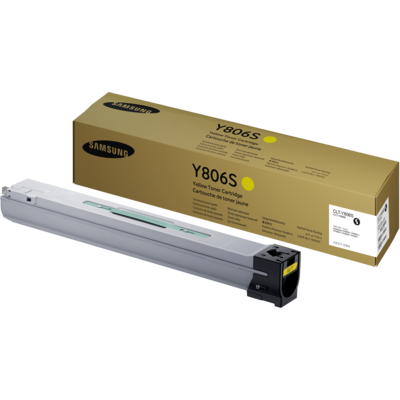 Samsung CLT-Y806S Yellow Toner Cartridge CLTY806S (SS730A) Yellow Toner Cartridge; Yield: 30,000 pages