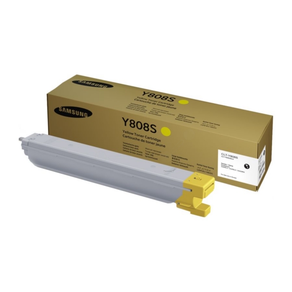 Samsung CLT-Y808S Yellow Toner Cartridge CLTY808S (SS737A) Yellow Toner Cartridge; Yield: 20,000 pages