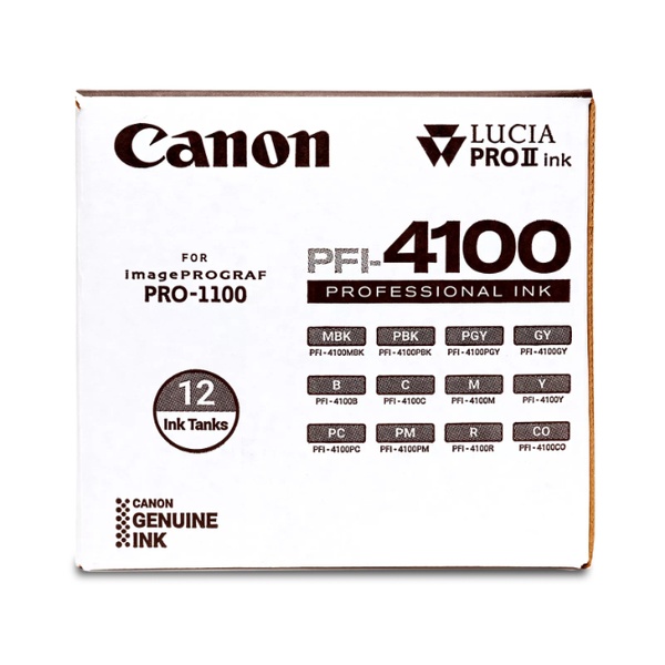 Canon PFI-4100 12 Color Cartridge Pack (80ml)