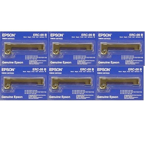 ERC-09B Black Ribbon 6-Pack