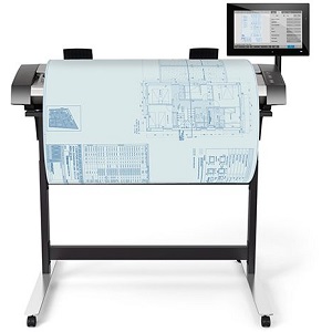 HP HD Pro 42-in Scanner Roll scanner - Roll (42 in) - 1200 dpi x 1200 dpi - USB 3.0, Gigabit LAN - for DesignJet Z2600 PostScript, Z5600 PostScript