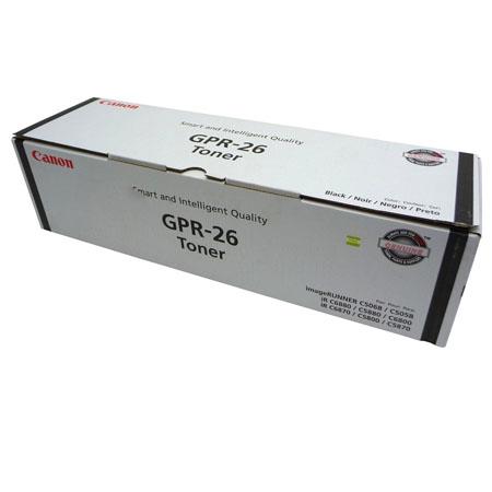 Canon GPR-26 Black Toner Cartridge GPR-26 Black Toner Cartridge; Yield: 40,000 pages
