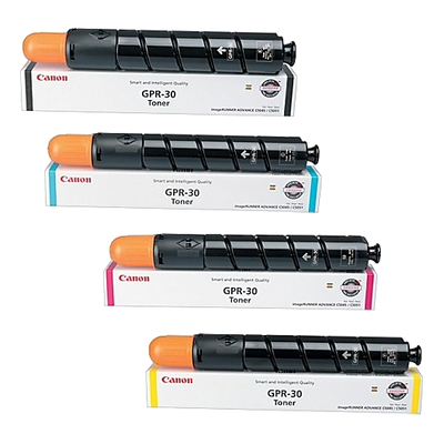 Canon GPR-30 Toner Cartridge Set Includes GPR-30BK, GPR-30C, GPR-30M, GPR-30Y