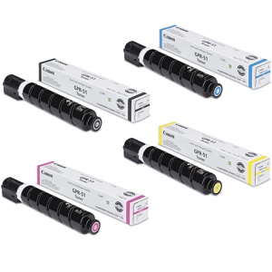 Canon GPR-51 Toner Cartridge Set Includes GPR-51BK, GPR-51C, GPR-51M, GPR-51Y