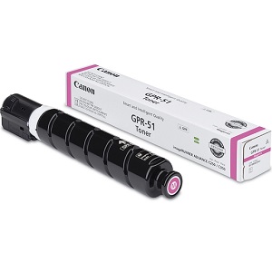Canon GPR-51 Magenta Toner Cartridge Canon 8518B003 (GPR-51) Magenta Toner Cartridge; Yield: 21,500 pages