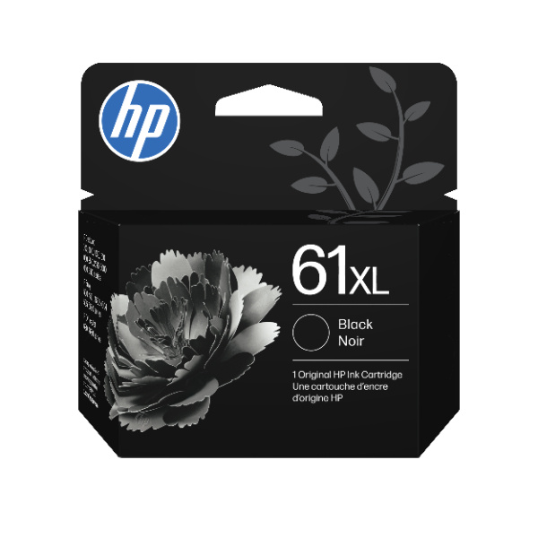 HP 61XL Black High-Yield Ink Cartridge C0PA4AN HP 61XL Black Original Ink Cartridge (360 Yield)
