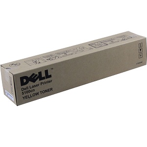 Dell 310-5808 Yellow Toner Cartridge Dell 5100cn (HG308) Yellow Toner Cartridge, 8,000 Page Yield