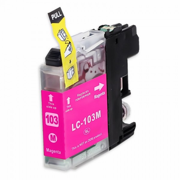 LC103M High Yield Magenta Ink Cartridge; Yield: 600 pages