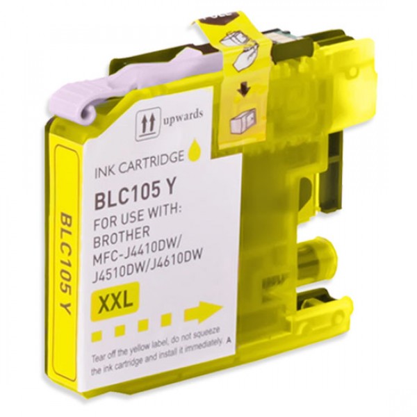 LC105Y Super High Yield Yellow Ink Cartridge; Yield: 1,200 pages