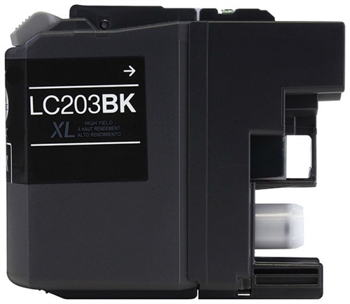 LC203BK High Yield Black Ink Cartridge; Yield: 550 pages