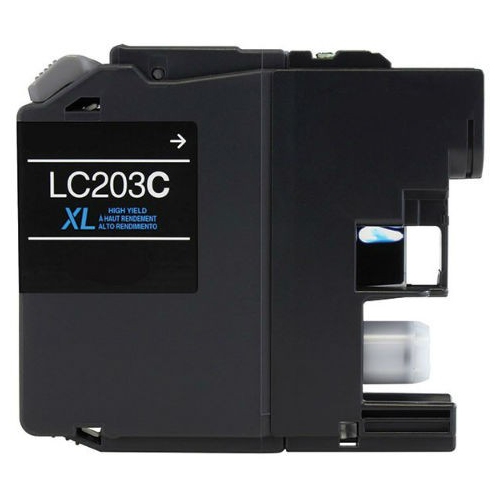 LC203C High Yield Cyan Ink Cartridge; Yield: 550 pages