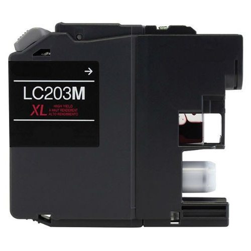 Brother LC203M Magenta Ink Cartridge LC203M High Yield Magenta Ink Cartridge; Yield: 550 pages