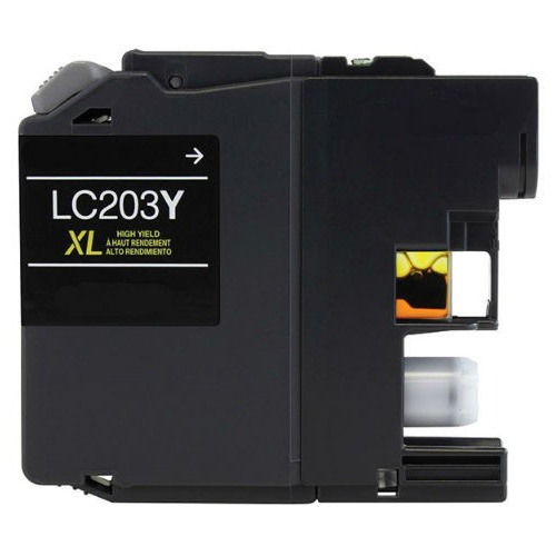 LC203Y High Yield Yellow Ink Cartridge; Yield: 550 pages