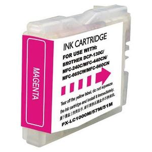 Compatible Brother LC51M Magenta Ink Cartridge LC51M Magenta Ink Cartridge; Yield: 400 pages