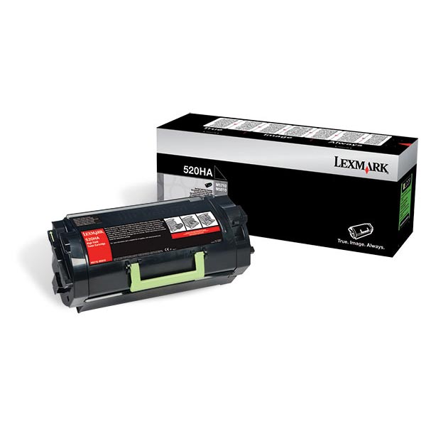Lexmark 52D0H0G Black Toner Cartridge for US Government Lexmark (520HG) High Yield Return Program Toner Cartridge for US Government (25,000 Yield) (TAA Compliant Version of 52D0HA0)