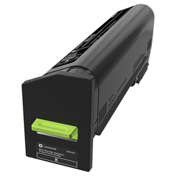 Lexmark 82K0UKG Black Toner Cartridge Lexmark Ultra High Yield Black Return Program Toner Cartridge for US Government (55,000 Yield) (TAA Compliant Version of 82K1UK0)