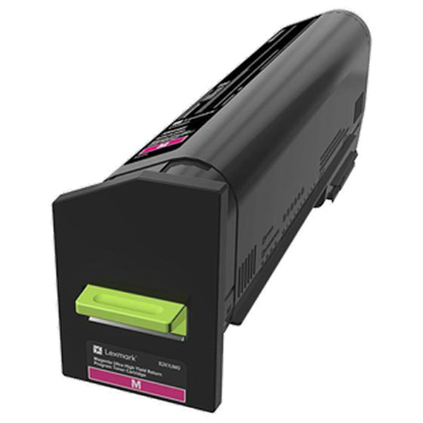Lexmark 82K0UMG Magenta Toner Cartridge Lexmark Ultra High Yield Magenta Return Program Toner Cartridge for US Government (55,000 Yield) (TAA Compliant Version of 82K1UM0)