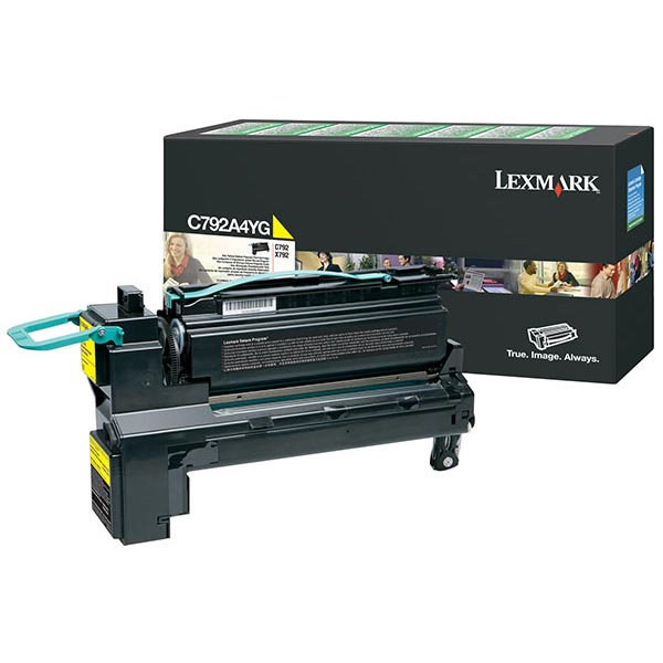 Lexmark C792A4YG Yellow Toner Cartridge for US Government Lexmark Return Program Yellow Toner Cartridge for US Government (6,000 Yield) (TAA Compliant Version of C792A1YG)