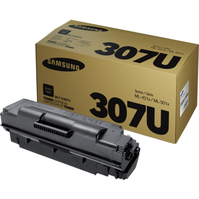 Samsung MLT-D307U Black Toner Cartridge MLTD307U Ultra High Yield Black Toner; Yield: 30,000 pages
