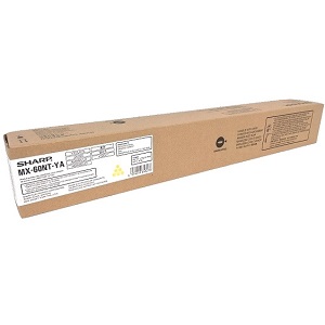 MX-60NT-YA Yellow Toner Cartridge; Yield: 24,000 pages