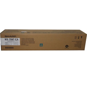 MX-75NTCA Cyan Toner Cartridge; Yield: 60,000 pages