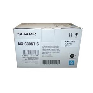 MX-C30NT-C Cyan Toner Cartridge; Yield: 6,000 pages