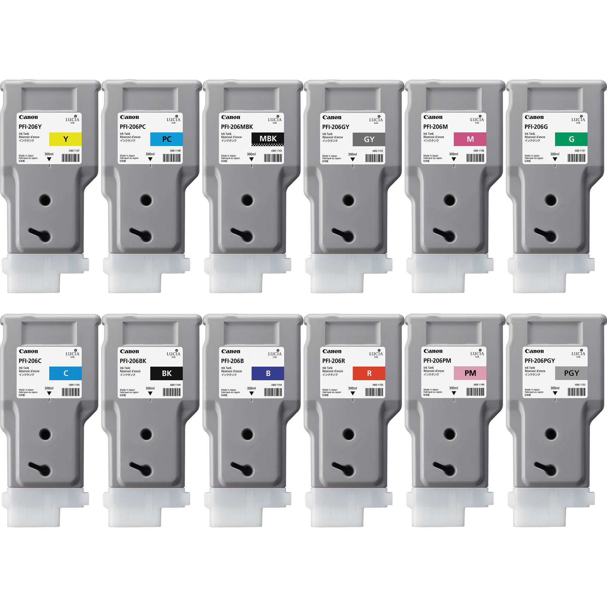 Canon PFI-206BK Black Ink Tank | BlueDogInk.com