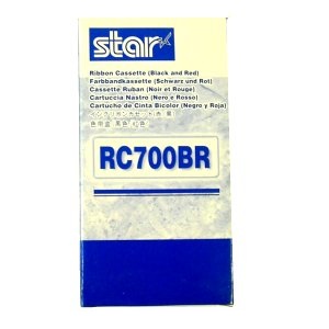RC700BR (30980720) Black Red Ribbon Cartridge; Yield: Black 1.5M / Red  750K Characters