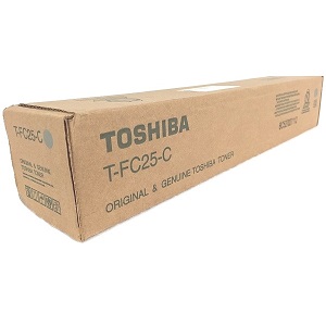 Toshiba TFC25C Cyan Toner Cartridge TFC25C Cyan Toner; Yield: 26,800 pages