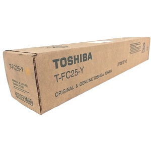 Toshiba TFC25Y Yellow Toner Cartridge TFC25Y Yellow Toner; Yield: 26,800 pages