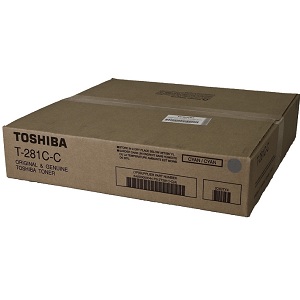 Toshiba T281CC Cyan Toner Cartridge Toshiba T281CC Cyan Toner Cartridge, Yield: 10,000 pages