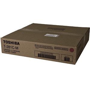 Toshiba T281CM Magenta Toner Cartridge Toshiba T281CM Magenta Toner Cartridge, Yield: 10,000 pages