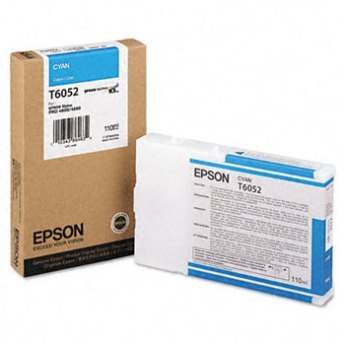 Epson T605200 110 ml Cyan UltraChrome K3 Ink Cartridge