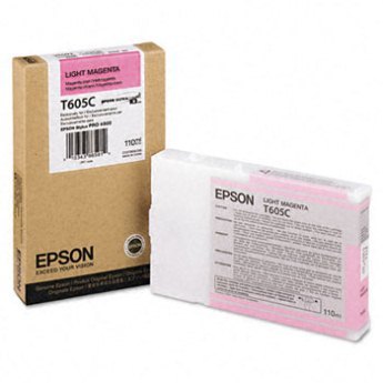 Epson T605C00 110 ml Light Magenta UltraChrome K3 Ink Cartridge