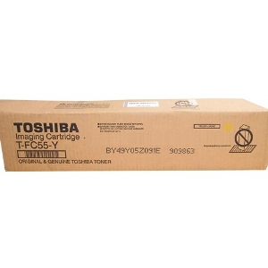 Toshiba TFC55Y Yellow Toner Cartridge TFC55Y Yellow Toner; Yield: 26,500 pages
