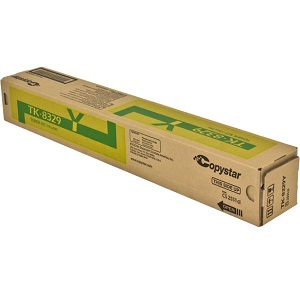 Copystar TK8329Y Yellow Toner Cartridge TK-8329Y (1T02NPACS0) Yellow Toner Cartridge; Yield: 12,000 pages